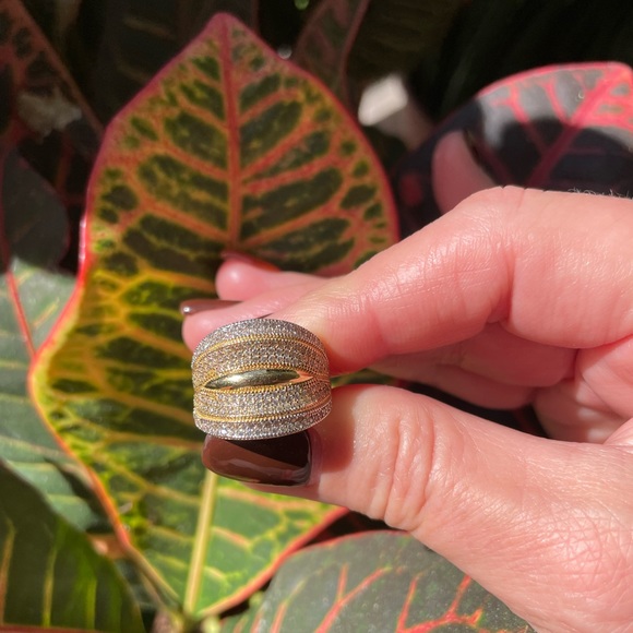 14K gold CZ ring - Picture 5 of 12